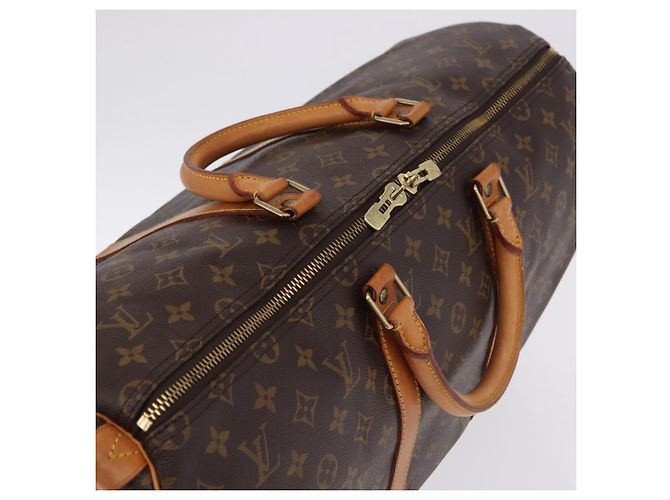 LOUIS VUITTON Monogram Keepall 50 Boston Bag M41426 LV Auth 194932V Monogramma - vista 6