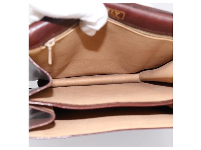 Borsa a tracolla BALLY in pelle marrone e oro autentica ka5774 D'oro - vista 16