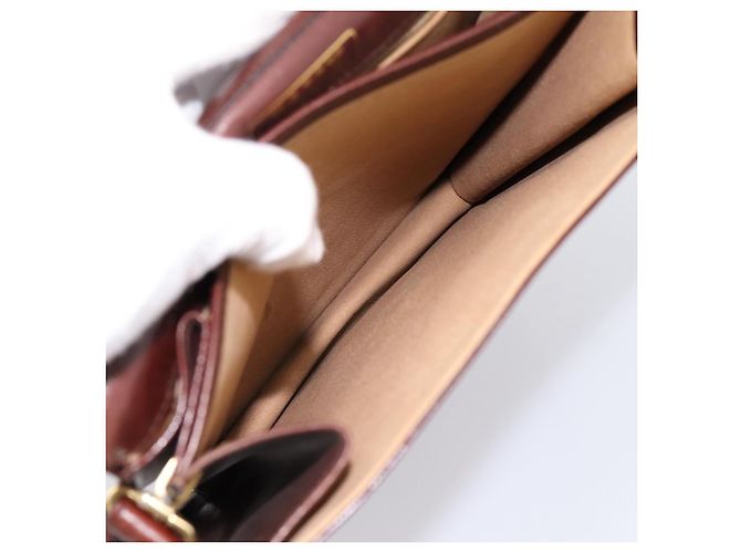 Borsa a tracolla BALLY in pelle marrone e oro autentica ka5774 D'oro - vista 21