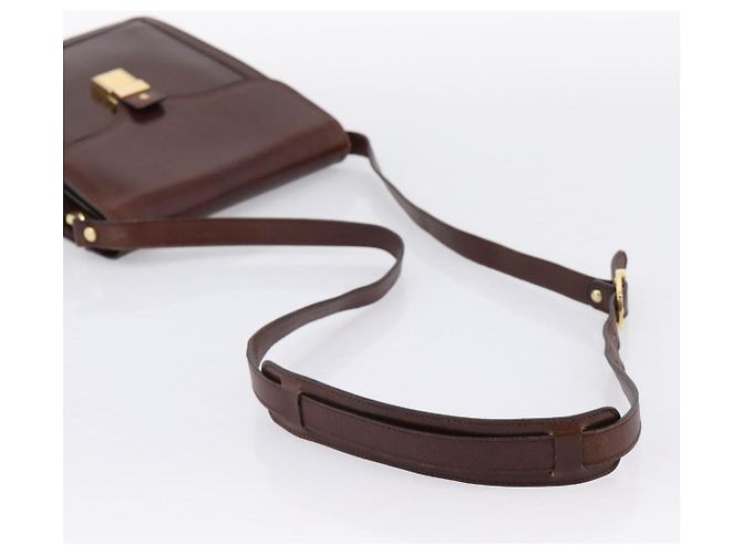 Borsa a tracolla BALLY in pelle marrone e oro autentica ka5774 D'oro - vista 7