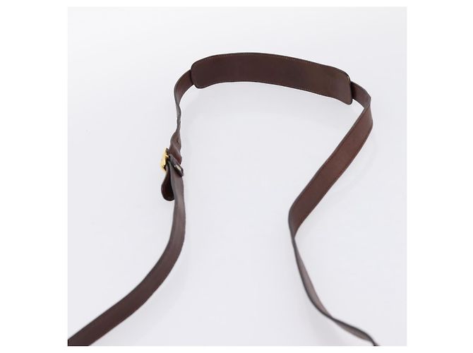 Borsa a tracolla BALLY in pelle marrone e oro autentica ka5774 D'oro - vista 8