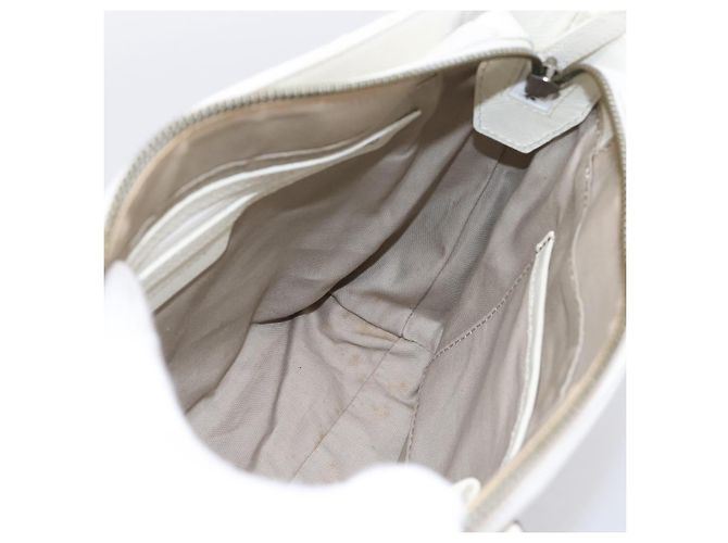 Borsa a mano BURBERRY Nova Check Canvas Beige Silver Auth 198700A Argento - vista 18