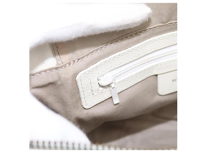 Borsa a mano BURBERRY Nova Check Canvas Beige Silver Auth 198700A Argento - vista 20