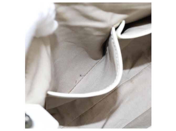 Borsa a mano BURBERRY Nova Check Canvas Beige Silver Auth 198700A Argento - vista 22