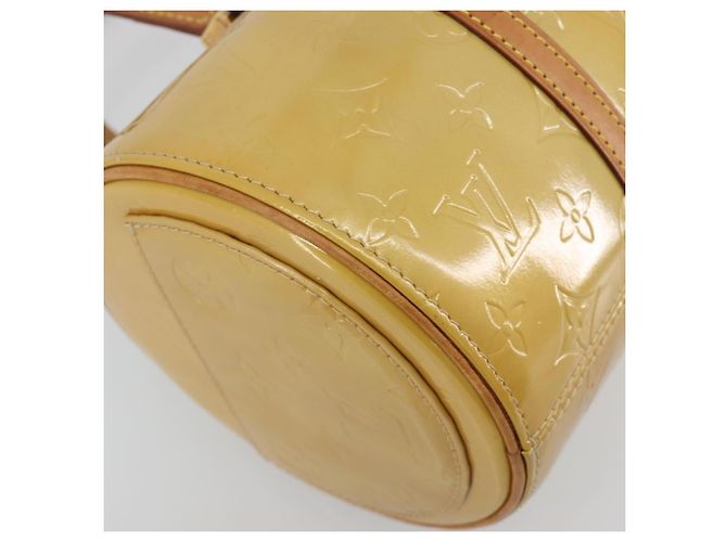 LOUIS VUITTON Monogram Vernis Bedford Hand Bag Beige M91006 LV Auth am12370V - vista 11
