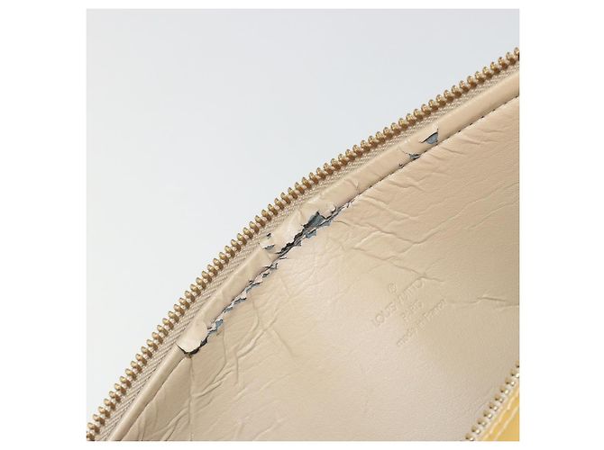 LOUIS VUITTON Monogram Vernis Bedford Hand Bag Beige M91006 LV Auth am12370V - vista 15