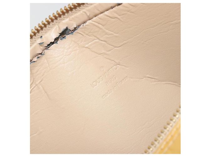 LOUIS VUITTON Monogram Vernis Bedford Hand Bag Beige M91006 LV Auth am12370V - vista 16