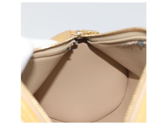 LOUIS VUITTON Monogram Vernis Bedford Hand Bag Beige M91006 LV Auth am12370V - vista 18