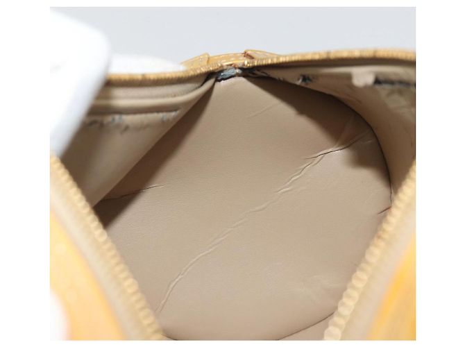LOUIS VUITTON Monogram Vernis Bedford Hand Bag Beige M91006 LV Auth am12370V - vista 19