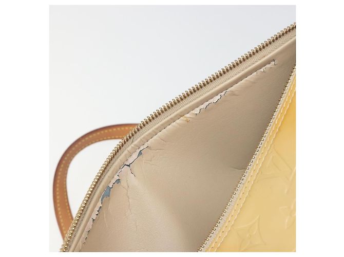 LOUIS VUITTON Monogram Vernis Bedford Hand Bag Beige M91006 LV Auth am12370V - vista 20