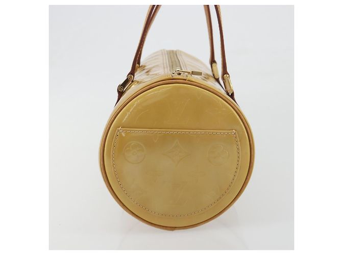 LOUIS VUITTON Monogram Vernis Bedford Hand Bag Beige M91006 LV Auth am12370V - vista 5