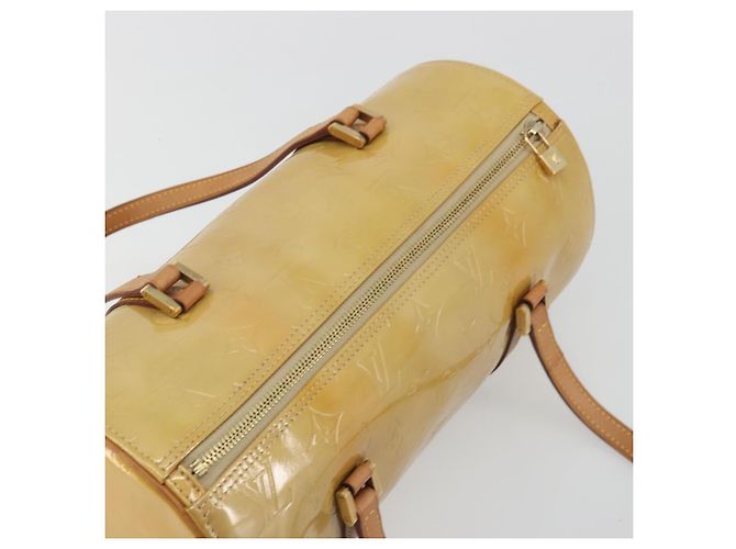 LOUIS VUITTON Monogram Vernis Bedford Hand Bag Beige M91006 LV Auth am12370V - vista 6