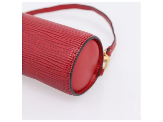 LOUIS VUITTON Epi Soufflot Pouch Accessory Pouch Red LV Auth 194740 Vermelho - vista 10