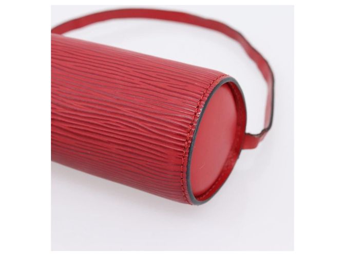LOUIS VUITTON Epi Soufflot Pouch Accessory Pouch Red LV Auth 194740 Vermelho - vista 12