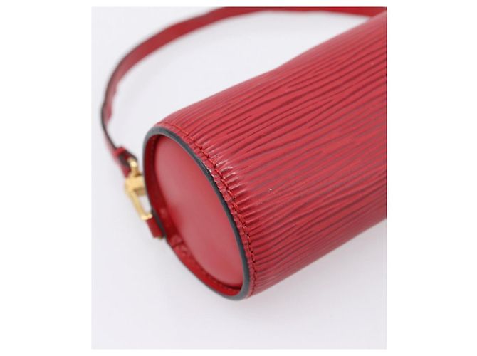LOUIS VUITTON Epi Soufflot Pouch Accessory Pouch Red LV Auth 194740 Vermelho - vista 13