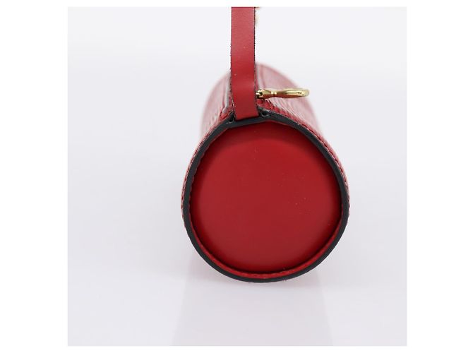 LOUIS VUITTON Epi Soufflot Pouch Accessory Pouch Red LV Auth 194740 Vermelho - vista 4
