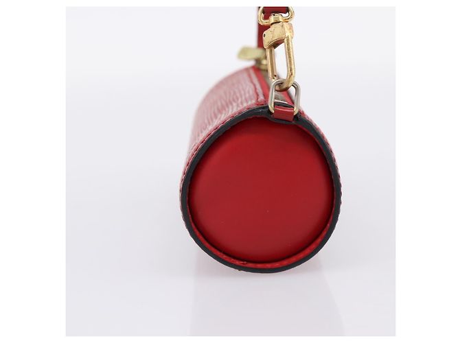 LOUIS VUITTON Epi Soufflot Pouch Accessory Pouch Red LV Auth 194740 Vermelho - vista 5