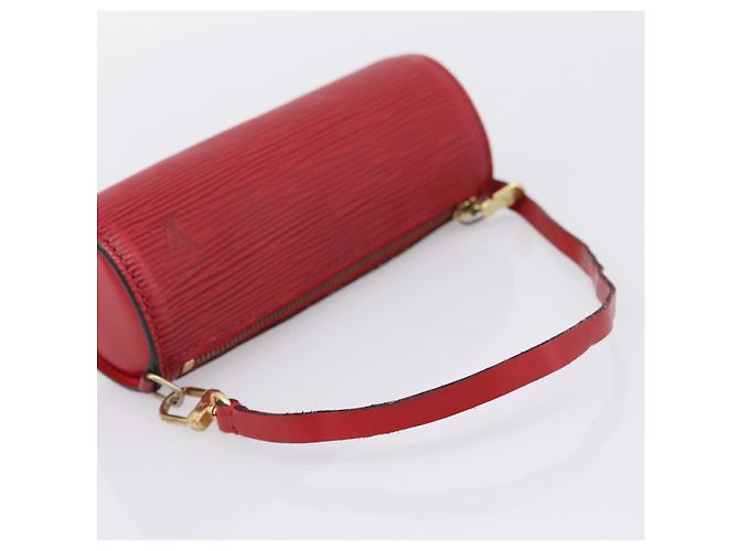 LOUIS VUITTON Epi Soufflot Pouch Accessory Pouch Red LV Auth 194740 Vermelho - vista 7