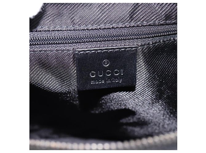 Borsa a tracolla GUCCI GG Canvas Nero Argento 001 3814 Auth am12400V - vista 15