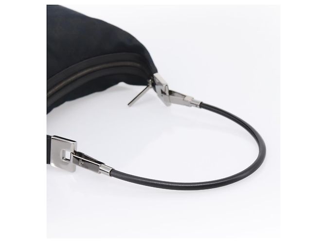 Borsa a tracolla GUCCI GG Canvas Nero Argento 001 3814 Auth am12400V - vista 7