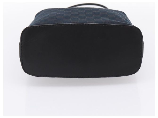 Borsa a tracolla GUCCI GG Canvas Nero Argento 001 3814 Auth am12400V - vista 9