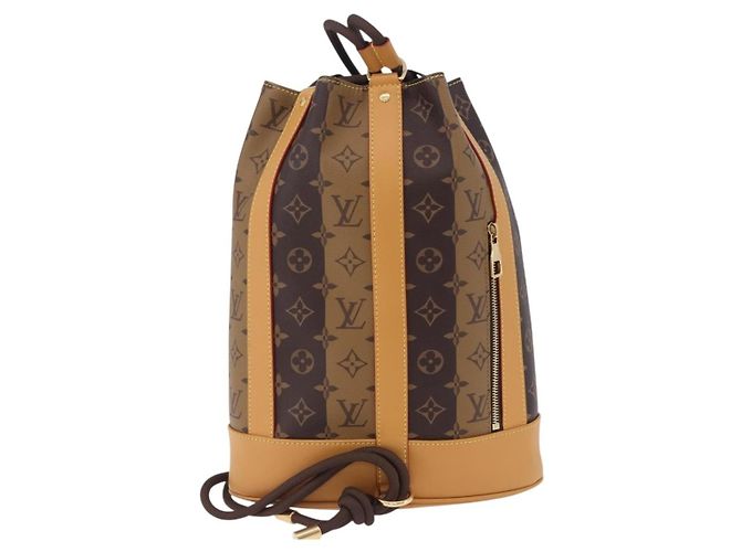 Borsa Messenger LOUIS VUITTON Monogram Stripe Randonnee M45968 LV Auth 198698M Monogramma - vista 3