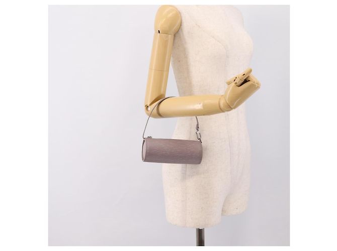 LOUIS VUITTON Epi Soufflot Pouch Lilac LV Auth 195965 Porpora - vista 20