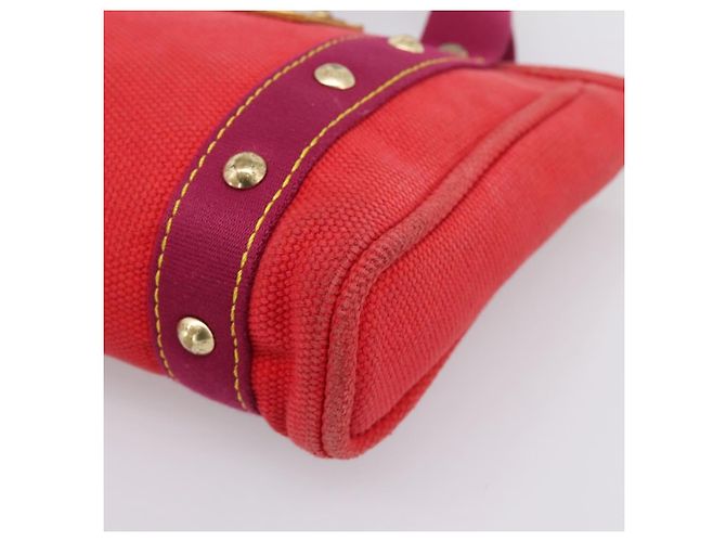 Borsa Tote LOUIS VUITTON Antigua Cabas PM Rouge M40037 LV Auth 198522A Rosso - vista 10