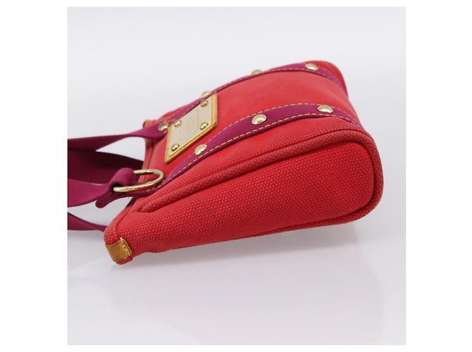 Borsa Tote LOUIS VUITTON Antigua Cabas PM Rouge M40037 LV Auth 198522A Rosso - vista 4