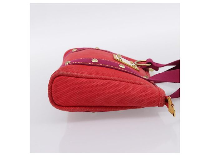Borsa Tote LOUIS VUITTON Antigua Cabas PM Rouge M40037 LV Auth 198522A Rosso - vista 5