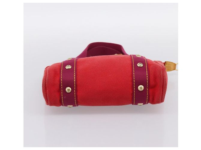 Borsa Tote LOUIS VUITTON Antigua Cabas PM Rouge M40037 LV Auth 198522A Rosso - vista 9