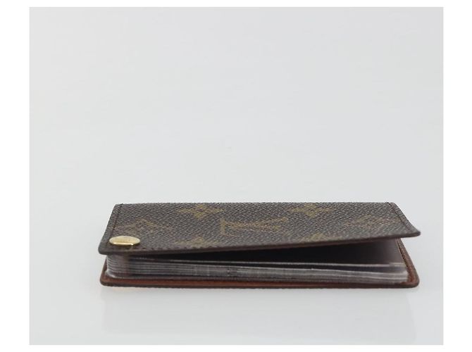 LOUIS VUITTON Monogram Porto Cartes Crdit Pression Card Case M60937 Auth BA15033 Monograma - vista 4