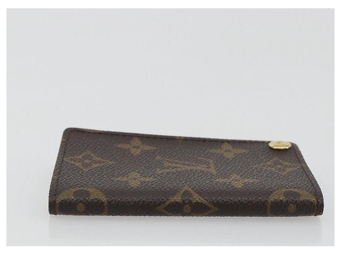 LOUIS VUITTON Monogram Porto Cartes Crdit Pression Card Case M60937 Auth BA15033 Monograma - vista 5