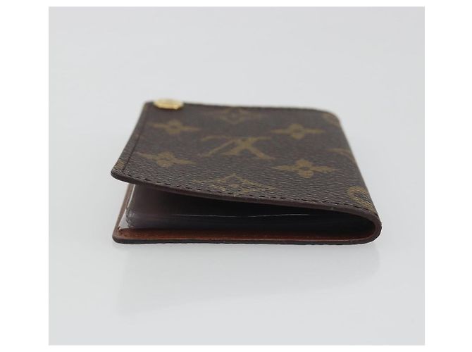 LOUIS VUITTON Monogram Porto Cartes Crdit Pression Card Case M60937 Auth BA15033 Monograma - vista 6