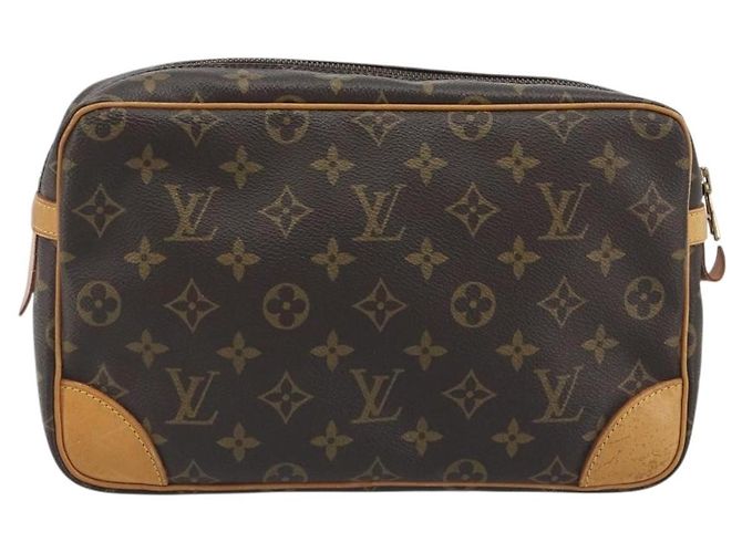 LOUIS VUITTON Monogram Compiegne 28 Clutch Bag M51845 LV Auth 197477 Monogramma - vista 3