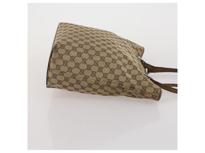 GUCCI Borsa Tote GG Canvas Sherry Line Set da 2 Beige Auth 193567 - vista 13