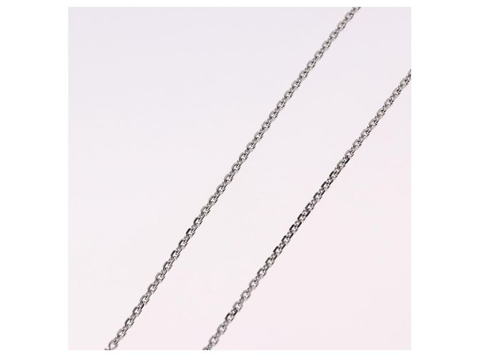 Collana Christian Dior metallo Silver Auth BA15231M Argento - vista 12