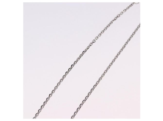 Collana Christian Dior metallo Silver Auth BA15231M Argento - vista 13