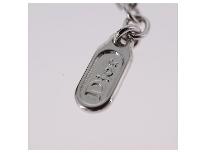Collana Christian Dior metallo Silver Auth BA15231M Argento - vista 16