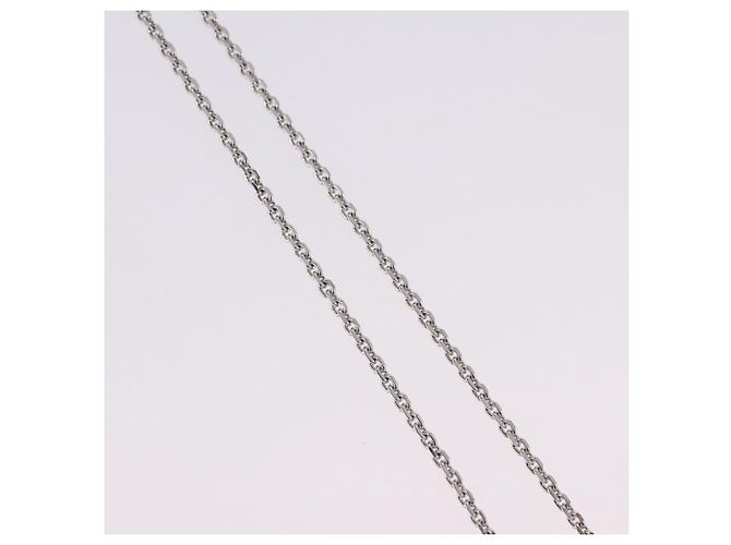 Collana Christian Dior metallo Silver Auth BA15231M Argento - vista 5