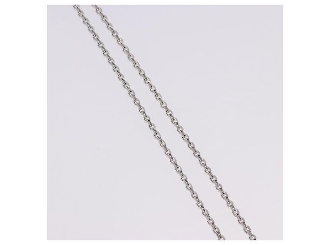 Collana Christian Dior metallo Silver Auth BA15231M Argento - vista 6