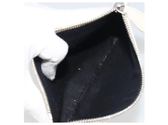 Borsa a mano BALENCIAGA Navy Cabas S in pelle Ivory Silver 339933 Auth 198623 Argento Crudo - vista 23