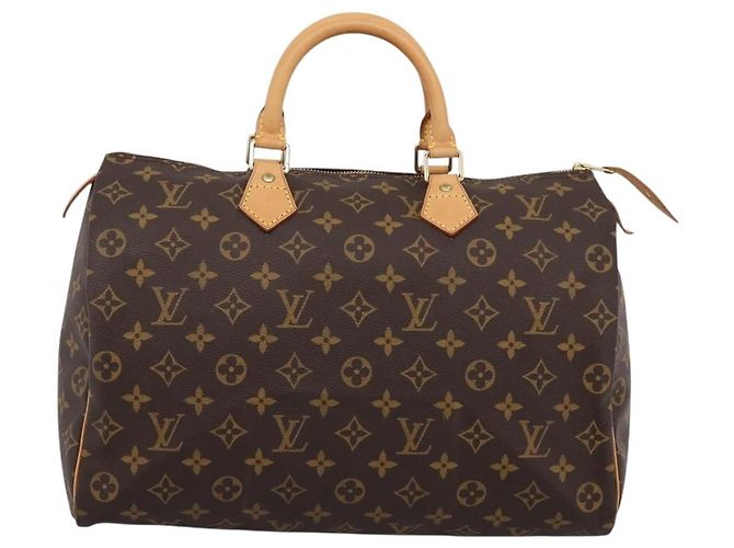 LOUIS VUITTON Monogram Speedy 35 Hand Bag M41524 LV Auth 198714V - view 2