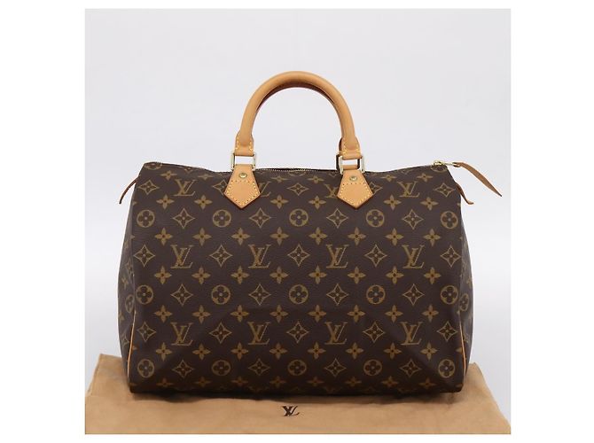 LOUIS VUITTON Monogram Speedy 35 Hand Bag M41524 LV Auth 198714V - view 21
