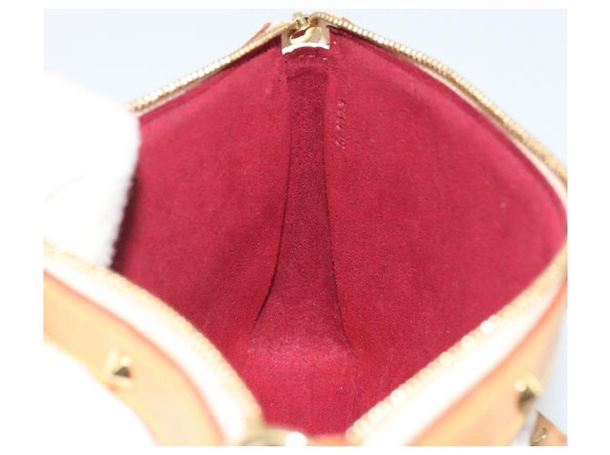 LOUIS VUITTON Monogram Multicolor Pochette Accessoires White M92649 Auth 196048V Bianco - vista 18