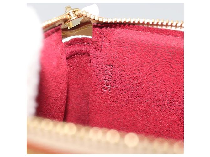 LOUIS VUITTON Monogram Multicolor Pochette Accessoires White M92649 Auth 196048V Bianco - vista 20