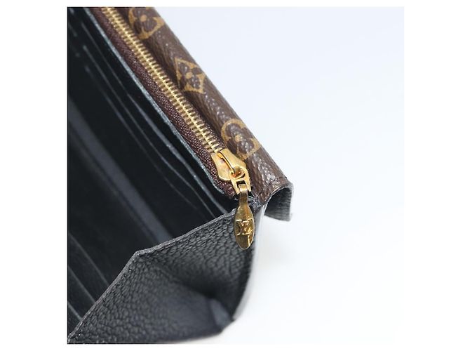 LOUIS VUITTON Monogram Portefeuille Duble V Wallet Black M64319 LV Auth am12337V Nero - vista 18