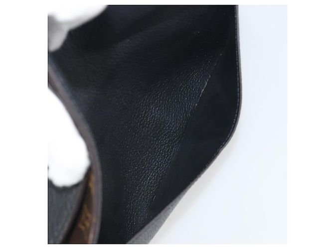 LOUIS VUITTON Monogram Portefeuille Duble V Wallet Black M64319 LV Auth am12337V Nero - vista 20