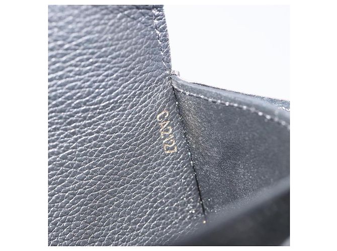 LOUIS VUITTON Monogram Portefeuille Duble V Wallet Black M64319 LV Auth am12337V Nero - vista 21