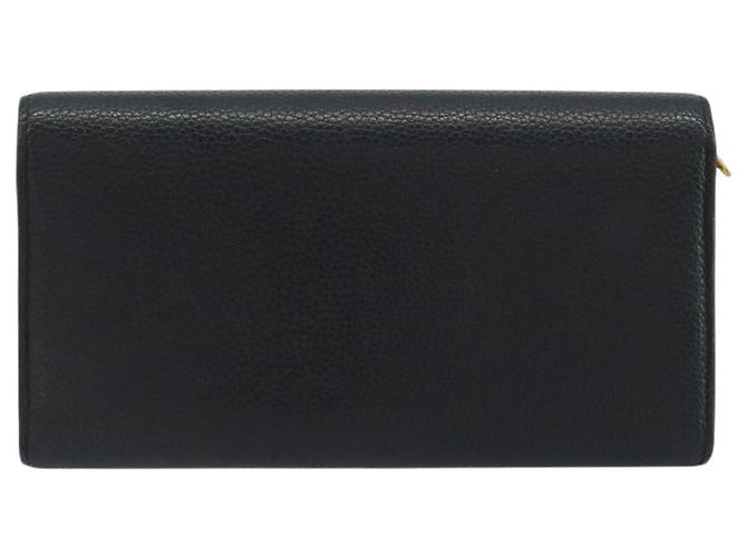 LOUIS VUITTON Monogram Portefeuille Duble V Wallet Black M64319 LV Auth am12337V Nero - vista 3